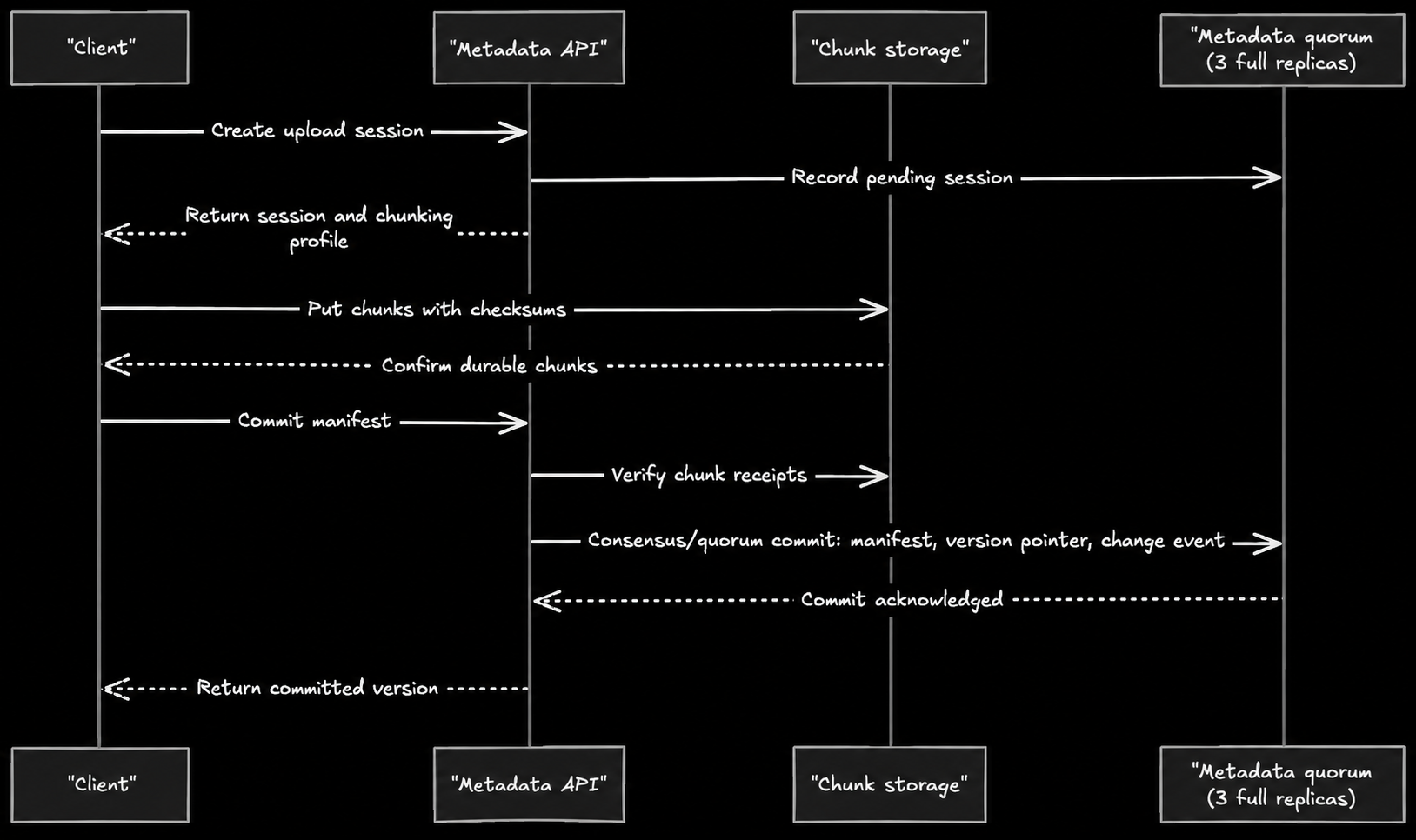 A safe write flow
